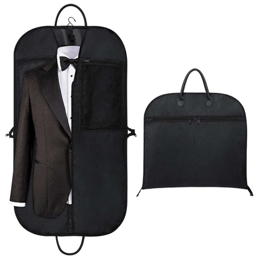 Luxury Duffle Custom Logo Garment Bag With Zipper Clothing Hanging Garment Suit Storage Bags For travel