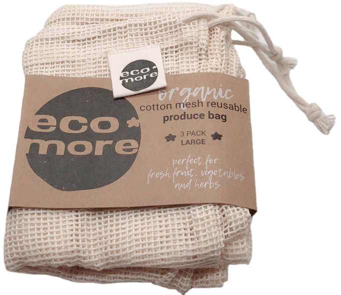 Reusable pack string organic market shopping mesh net cotton bags