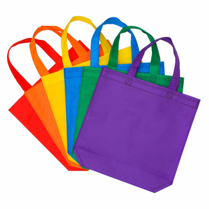 Custom digital printing non-woven tote bag recycled recyclable fabric non woven shopping bags