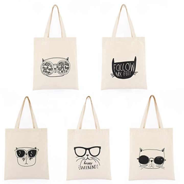 large shopping cotton canvas custom tote bags with custom printed logo