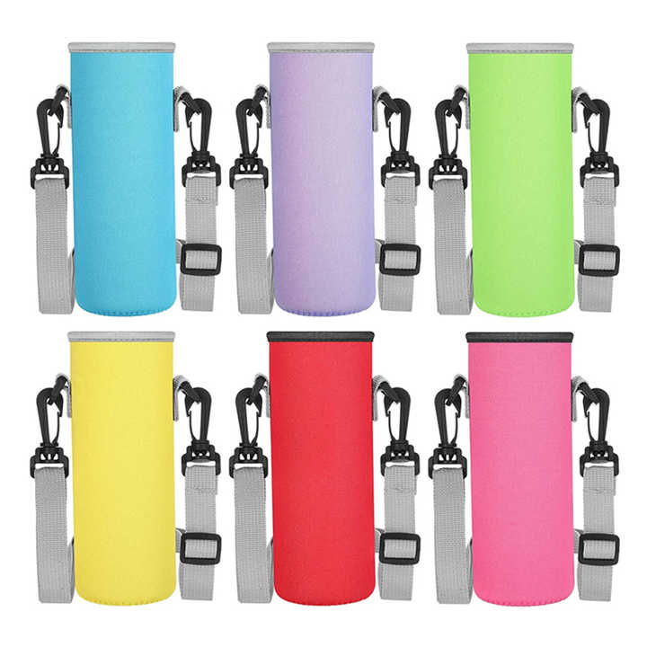 Manufacturers wholesale diving water cup set outdoor sports thermal insulation kettle set neoprene kettle bag