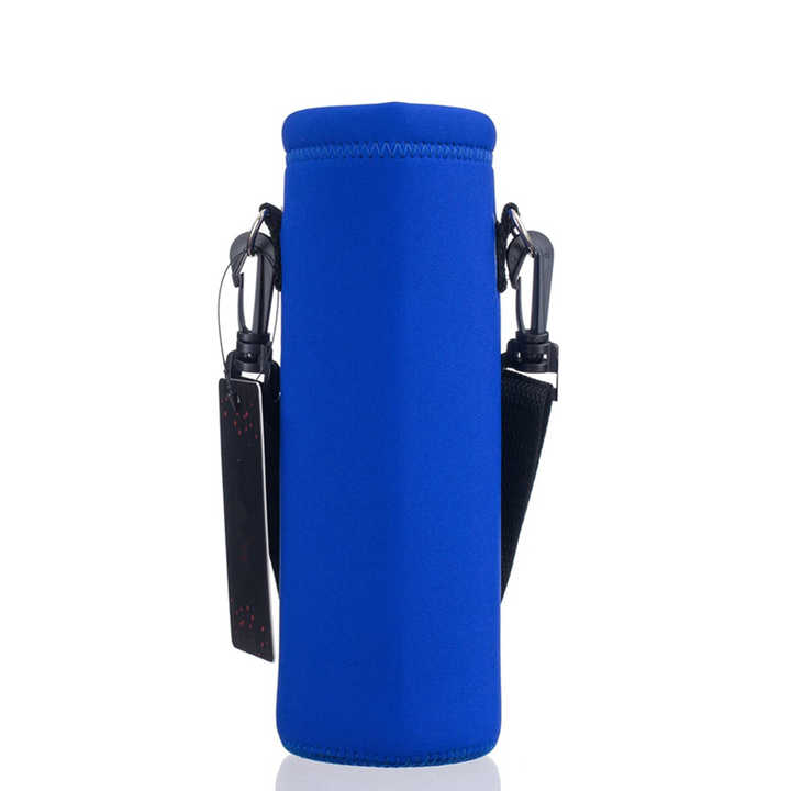 Custom water bottle bag,24 oz /32 oz insulated neoprene bottle sling bag with shoulder strap, suitable for girls boys adults