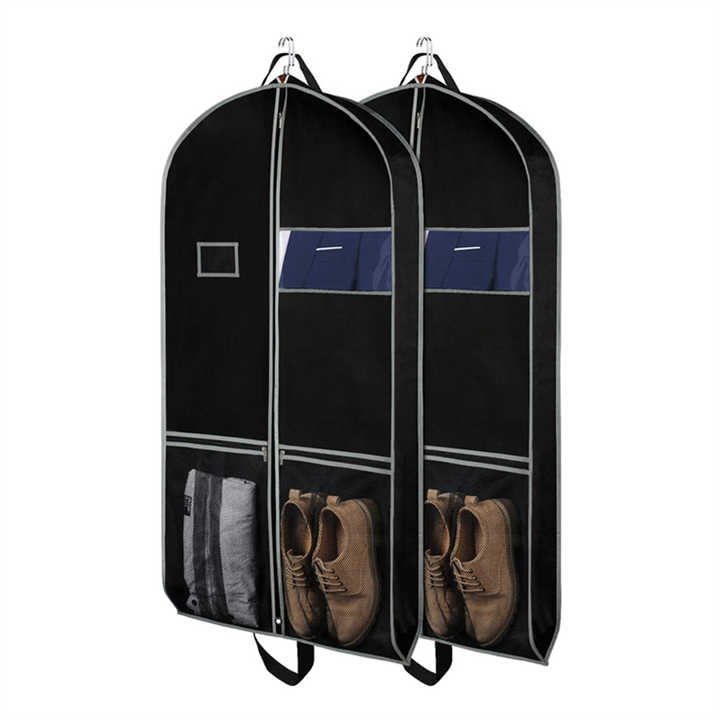 New style luxury garment bag with pockets wedding men suit travel bridal dress gown garment bags