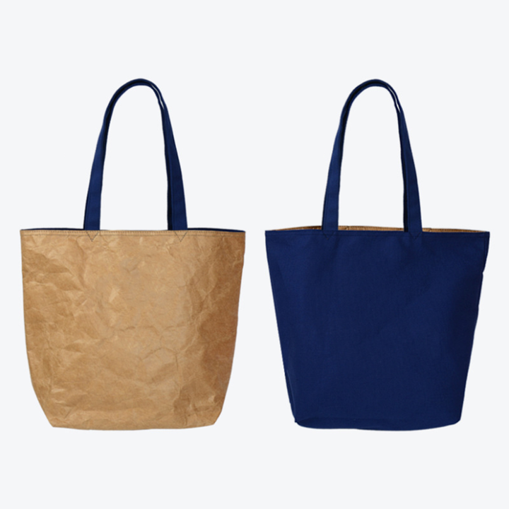 Custom Washable Luxury Waterproof Kraft Paper Tote Tyvek Shopping Bags