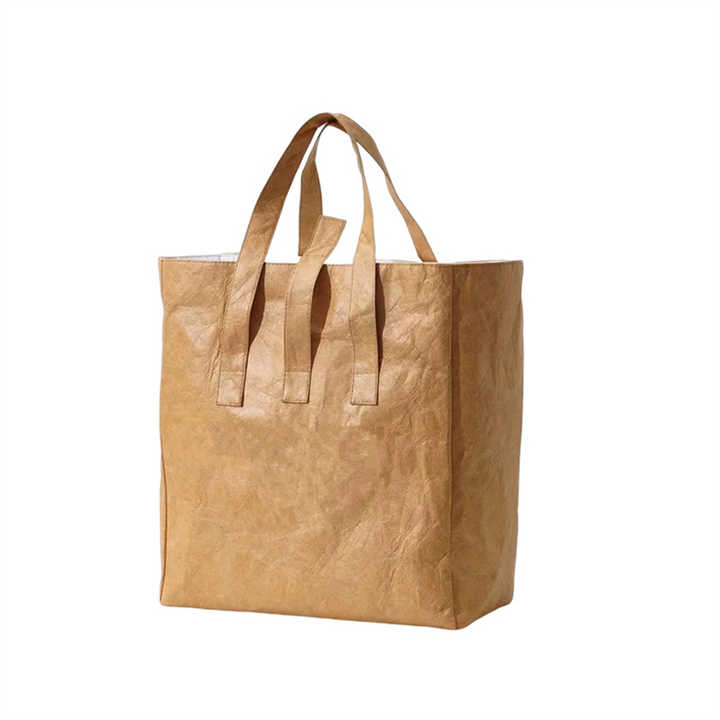 Custom paper bag shopping bag Waterproof Tyvek bag Natural wash