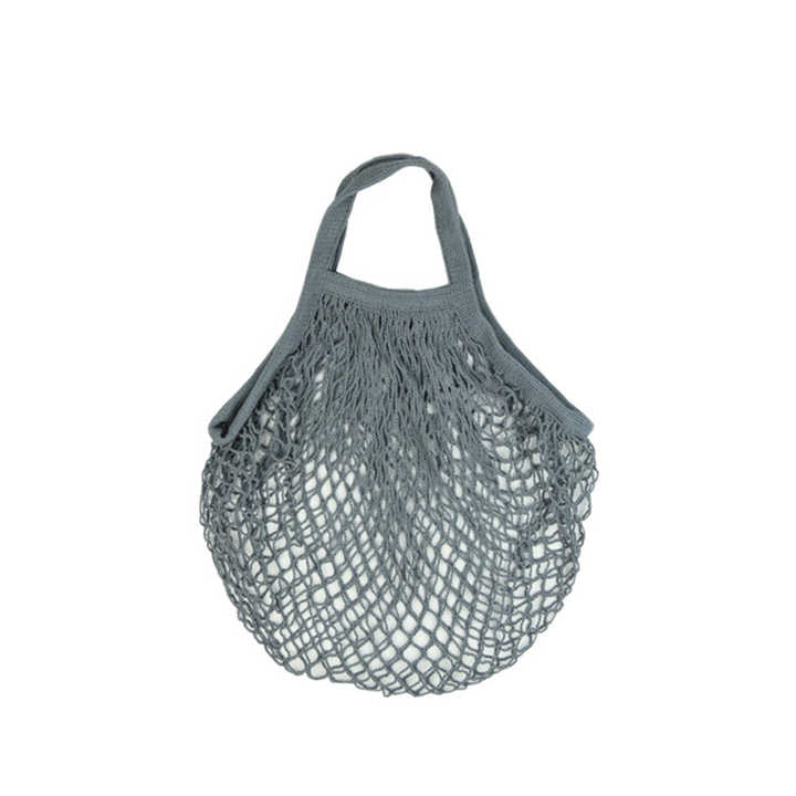 Portable Reusable Grocery Bags for Fruit Vegetable Bag Cotton Mesh String Organizer Handbag Short Handle Net Shopping Bags Tote