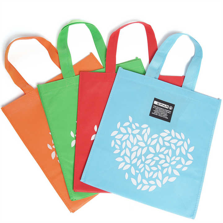 Factory Direct High Quality Large Eco Friendly Blank Reusable Fabric Grocery Bag Non Woven Shopping Tote Bags for Gift Market
